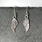 Angel Wing Metal Hook Earrings