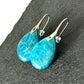 Apatite Stone Teardrop Hook Earrings