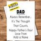 Cheap Father's Day Card