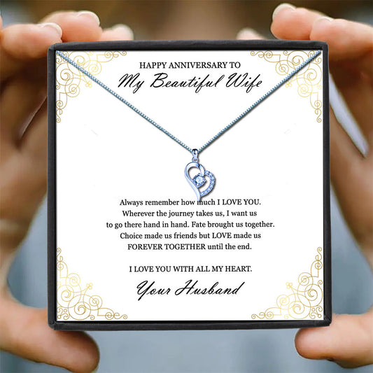 My Beautiful Wife Message Necklaces