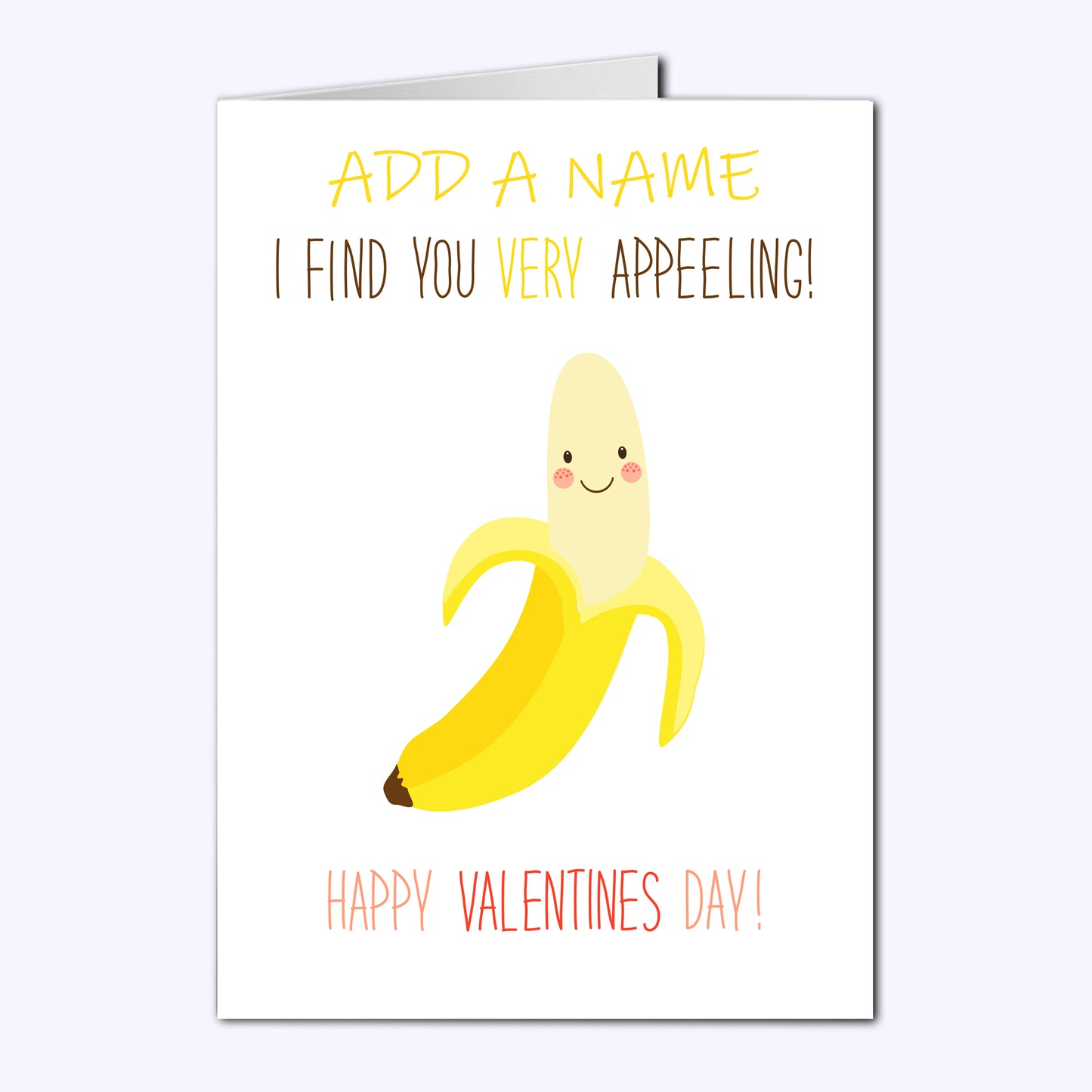 I Find You Very Appealing Personalised Valentine's Day Card