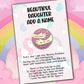 Daughter Unicorn Pink Pocket Hug Badges & Personalised Message Cards