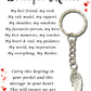 Beautiful Mother Angel-Rose Keyrings & Message Card