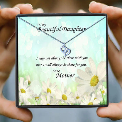 Beautiful Daughter Daisy Message Necklaces
