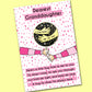 Dearest Granddaughter Pocket Hug Pin Badges & Pink Heart Message Cards