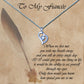 To My Fiancée - Quill Letter Message Necklaces