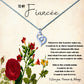 To My Fiancée - Vintage Rose Message Necklaces