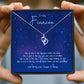 To My Fiancée - Stars in Sky Message Necklaces