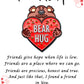 Friendship Bear Hug Badges & Card