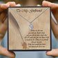 To My Girlfriend Quill Letter Message Necklaces