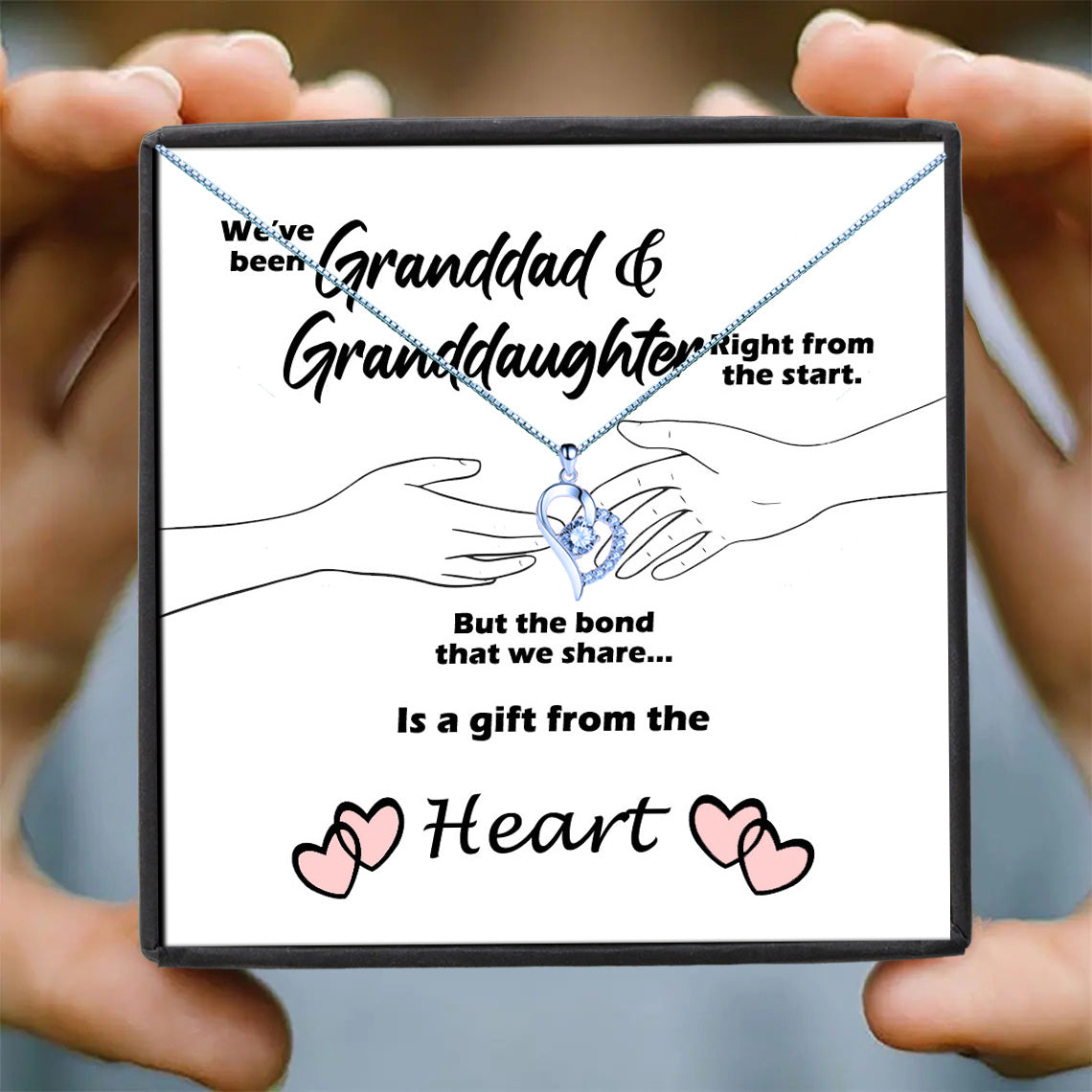 Granddaughter Bond Message Necklace