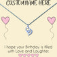 Beautiful Granddaughter Personalised Birthday Message Necklaces