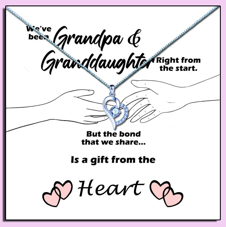 Granddaughter Bond Message Necklace