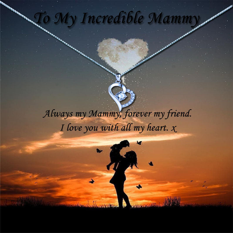 Incredible Mother - Sunset Scene Message Necklace