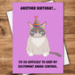 Keeping Excitement Under Control Funny Birthday Card