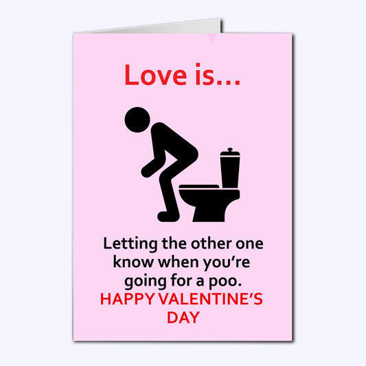 Love Is Funny Valentine's Day Cards