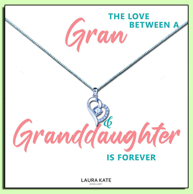 Grandmother - The Love Between Message Necklace