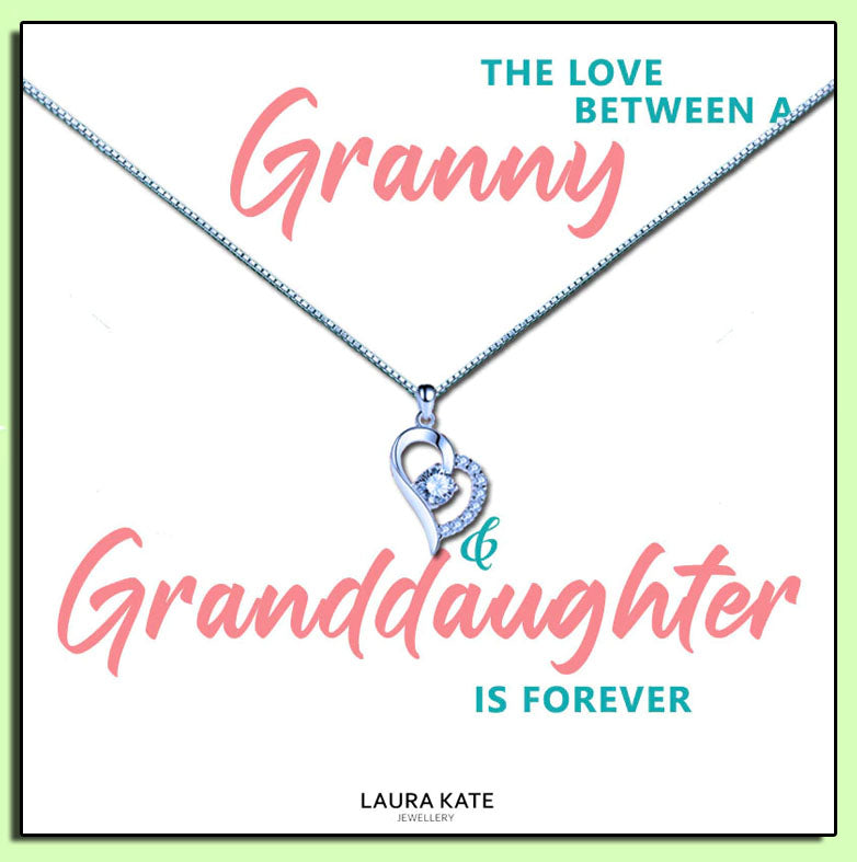 Grandmother - The Love Between Message Necklace