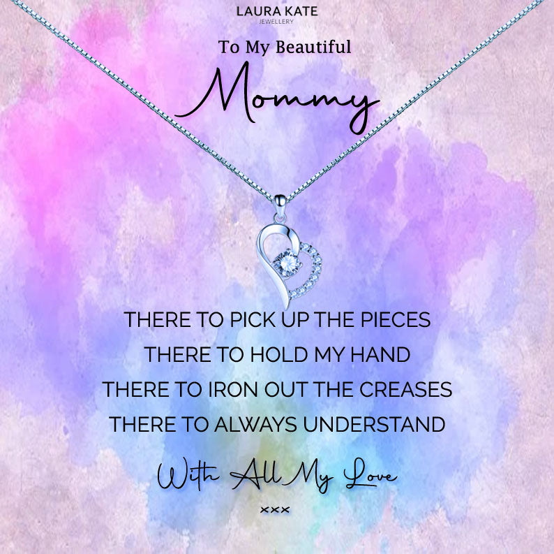 Beautiful Mother - Watercolour Message Necklace