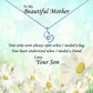 Beautiful Mother - Daisy Field Message Necklace