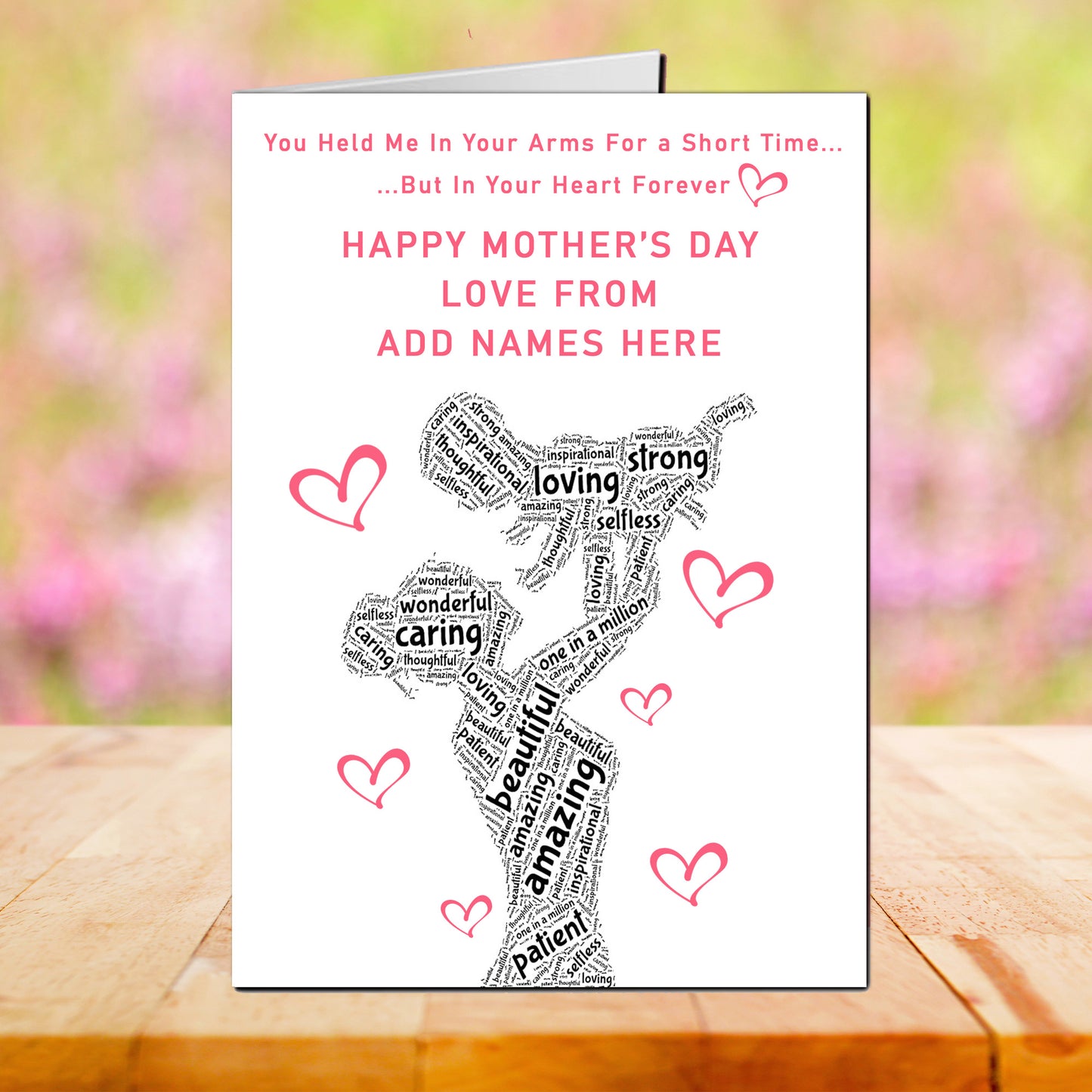 Mother's Day Word Art Cards