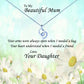Beautiful Mother - Daisy Field Message Necklace