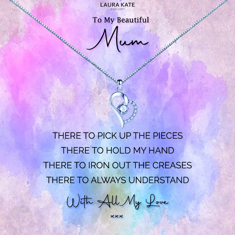Beautiful Mother - Watercolour Message Necklace