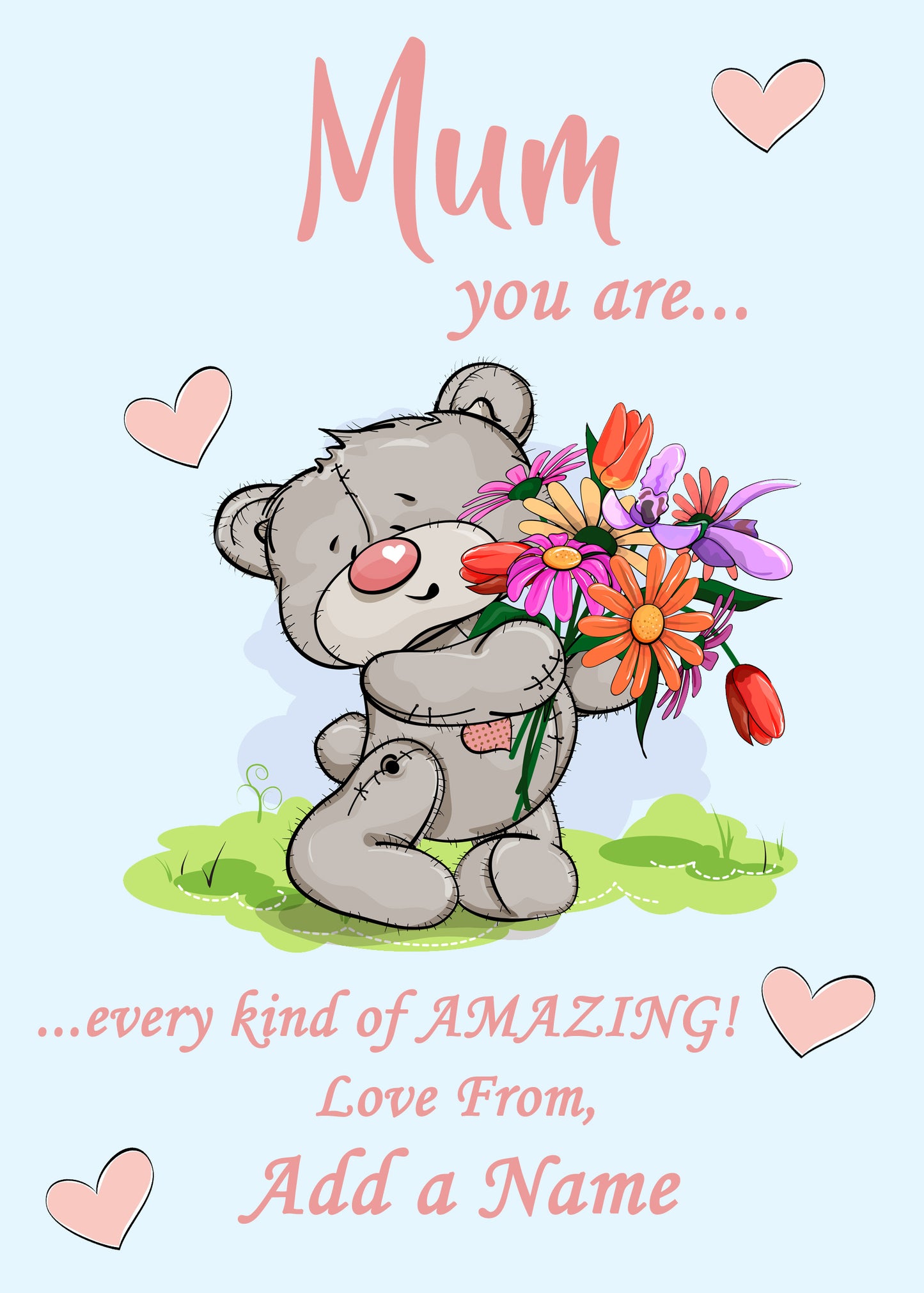 Cute Bear Mother's Day Card