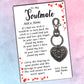 Soulmate Heart Keyrings & Personalised Cards