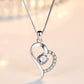 To My Daughter - Heart Swirl Message Necklaces