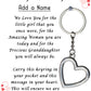 Amazing Granddaughter Heart Keyrings & Personalised Card