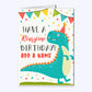 Roarsome Birthday Personalised Birthday Cards