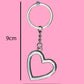 Soulmate Love Heart Keyrings & Personalised Cards
