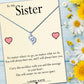 Sister Heart Necklaces