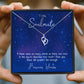 To My Soulmate - Not Enough Stars Message Necklace