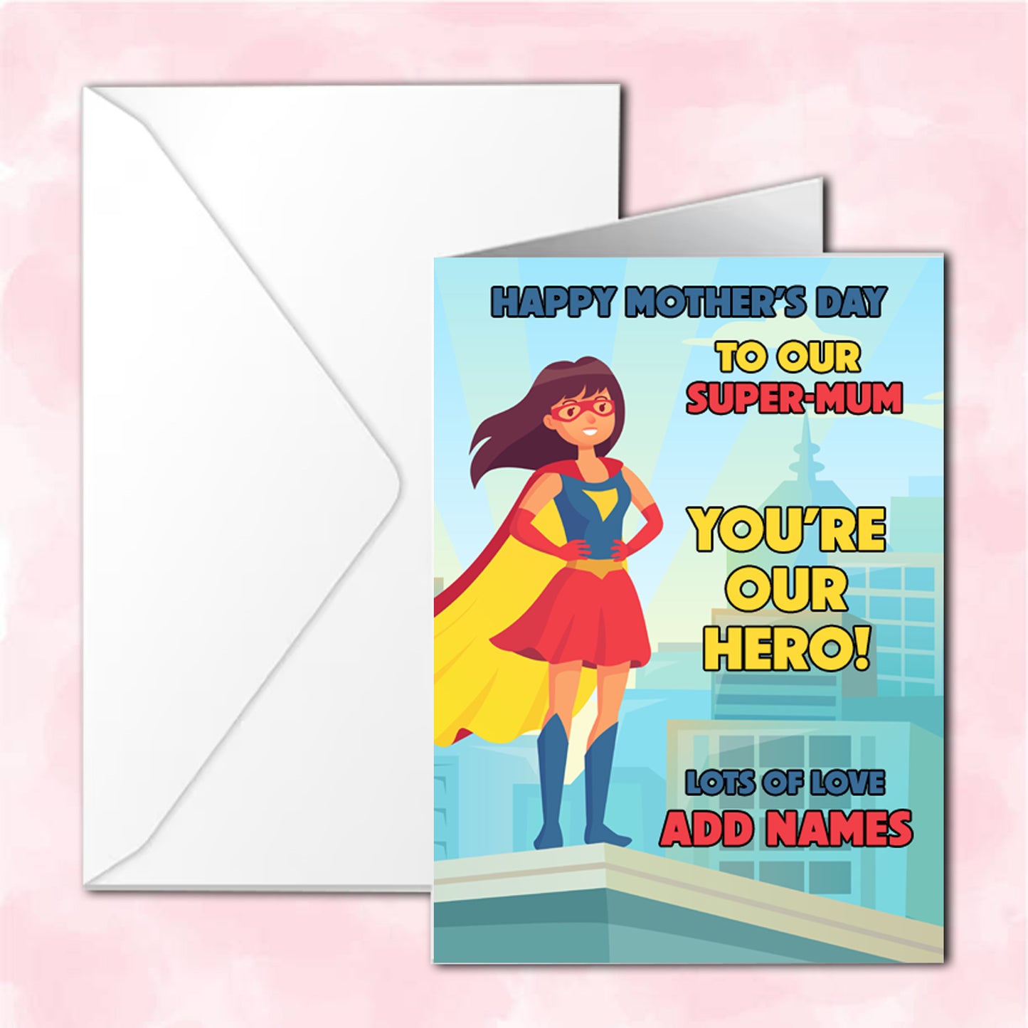 Our Super Mum Personalised Mother's Day Card