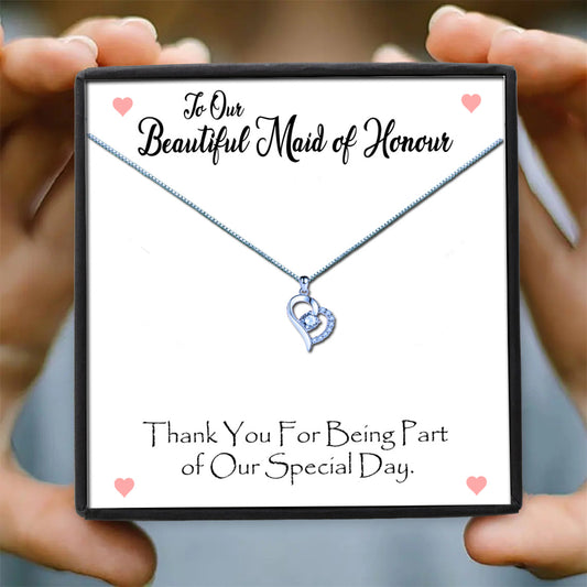 Thank you Beautiful Maid of Honour Necklaces