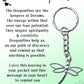 Friendship Dragonfly Keyring & Personalised Message Card
