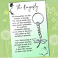 Dragonfly Keyring & Personalised Message Card