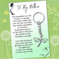Mother Dragonfly Keyring & Personalised Message Card