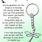 Daughter Dragonfly Keyring & Personalised Message Card