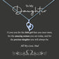 To My Daughter Message Necklaces