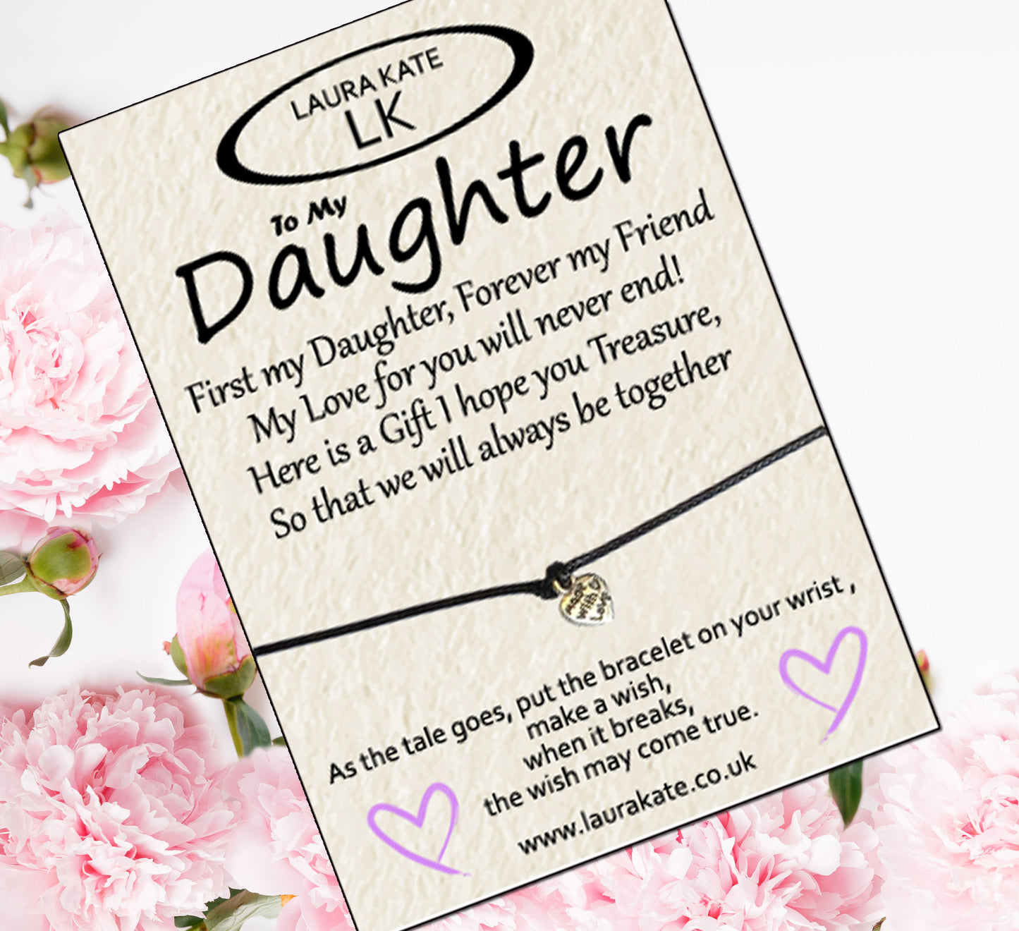To My Daughter Wish Bracelets