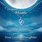 Beautiful Mother - Moonlight Message Necklace