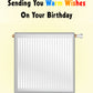 Warm Wishes Personalised Birthday Card