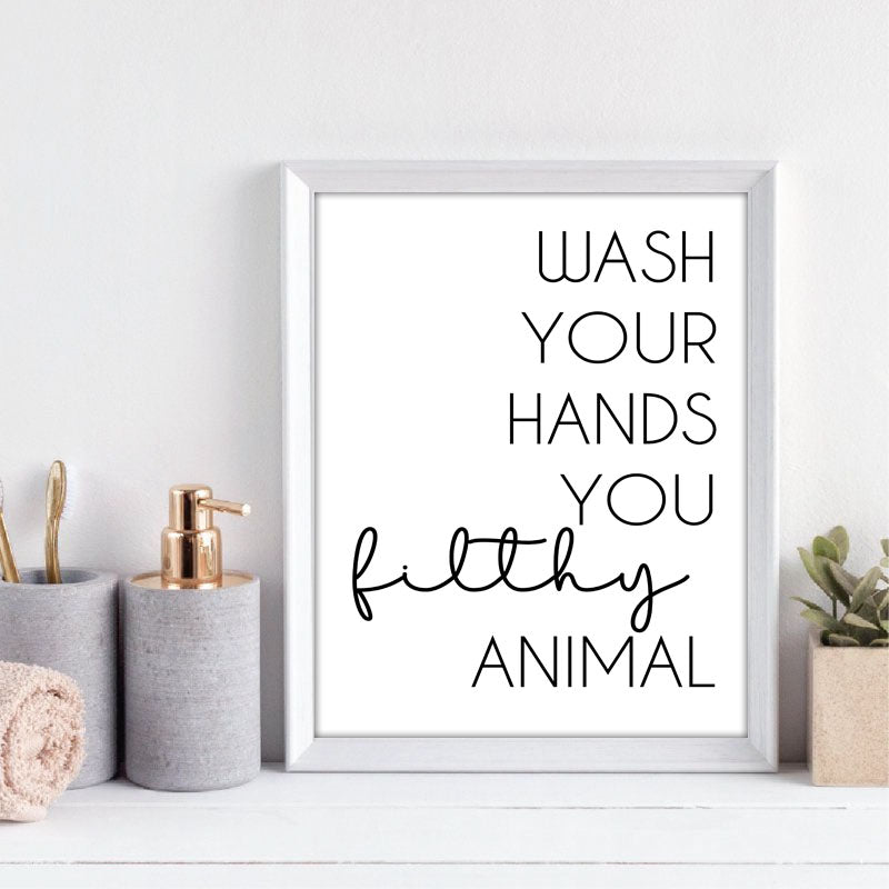 Bathroom Quote Prints