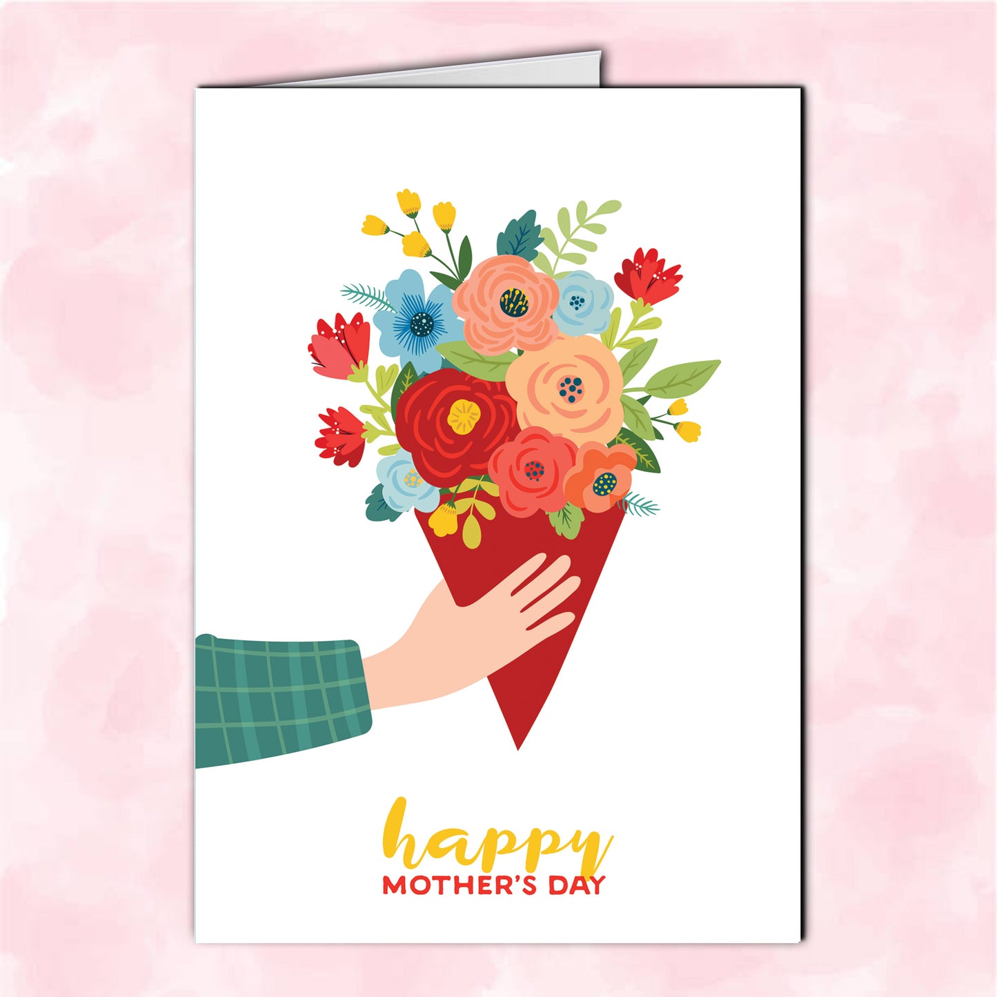 Happy Mother's Day Flower Bouquet Card