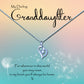 Darling Granddaughter - Dandelion Message Necklace