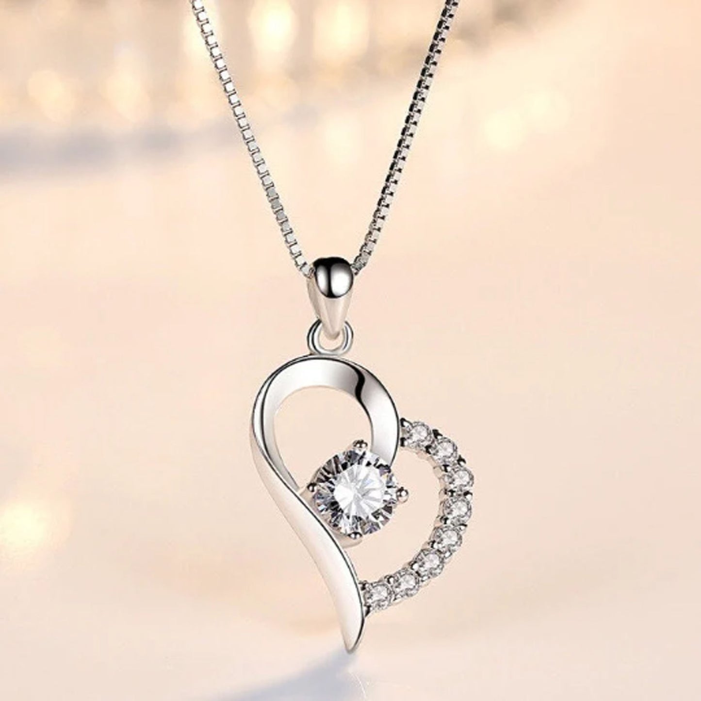 To My Beautiful Soulmate If I Could Turn Back The Clock Message Necklace